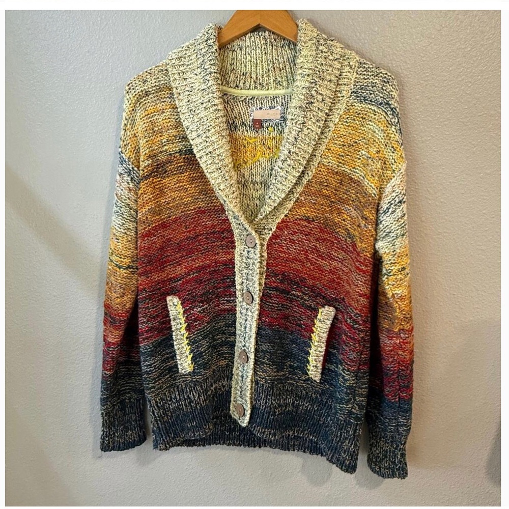 Pilcro Multicolor Knit Cardigan
